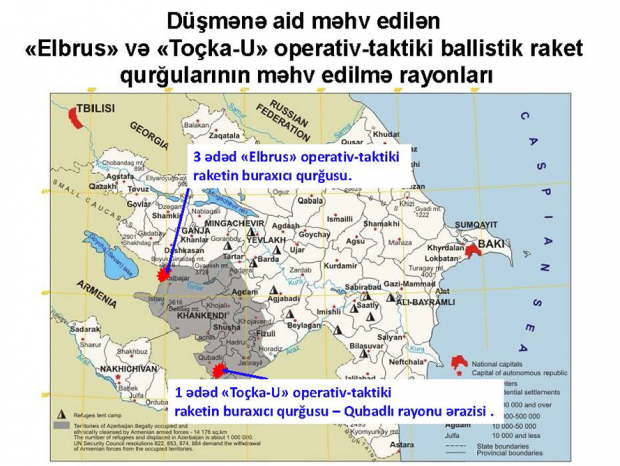Azərbaycanı hədəfə alan düşmən raketləri preventiv zərbə ilə vurulub -