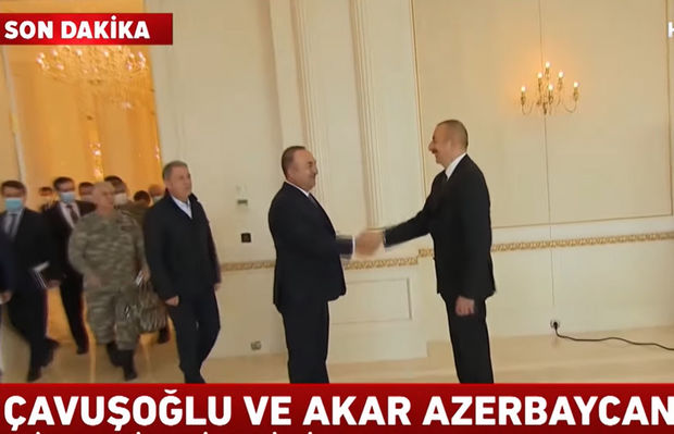 Çavuşoğlu və Akar Bakıda:
