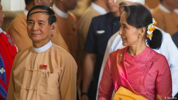 Myanmanın devrilmiş prezidenti naməlum istiqamətə aparılıb