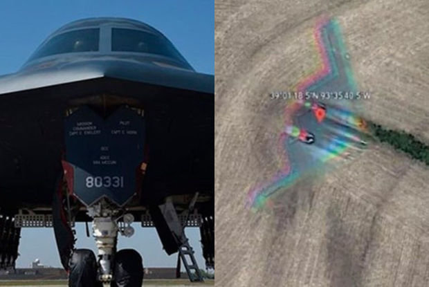 ABŞ-ın “görünməz bombardmançı təyyarə”si radara düşdü - ABŞ-ın “görünməz bombardmançı təyyarə”si radara düşdü -