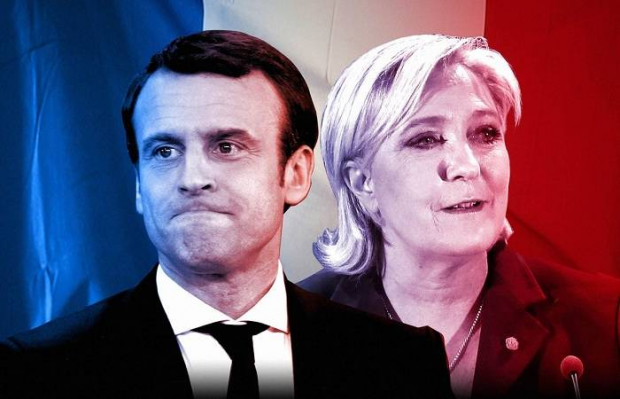 Makronla Le Pen arasında din QALMAQALI
