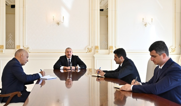 Prezident yeni icra başçılarını qəbul etdi Prezident yeni icra başçılarını qəbul etdi