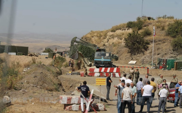 Laçın dəhlizində Rusiya sülhməramlılarının postları sökülür