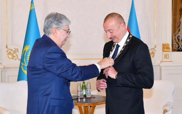 İlham Əliyev “Altın kıran” – “Qızıl qartal” ali ordeni ilə təltif olundu