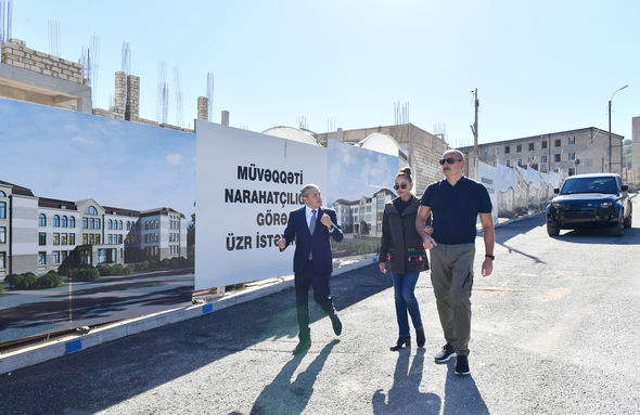 Şuşada 1 saylı tam orta məktəbin binasının tikintisi sürətlə davam etdirilir Şuşada 1 saylı tam orta məktəbin binasının tikintisi sürətlə davam etdirilir