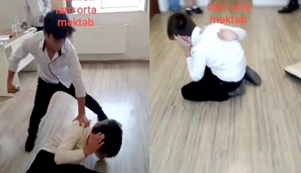 Döyülən şagirdin atası danışdı: barışıqdan söhbət getmir...