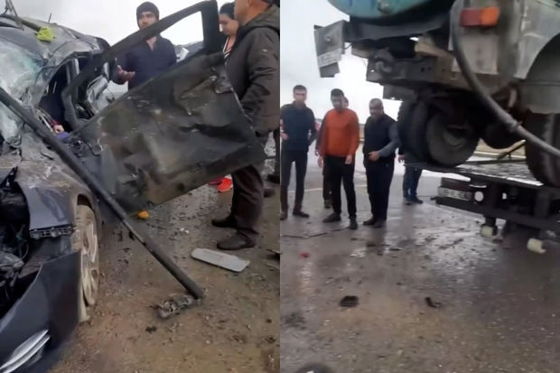DYP-dən xanım sürücünün yağışlı havada dəhşətli qəzaya düşməsi barədə DYP-dən xanım sürücünün yağışlı havada dəhşətli qəzaya düşməsi barədə