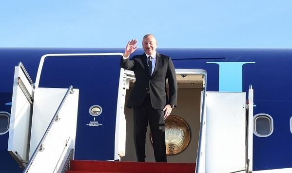 İlham Əliyevin Qazaxıstana səfəri başa çatdı