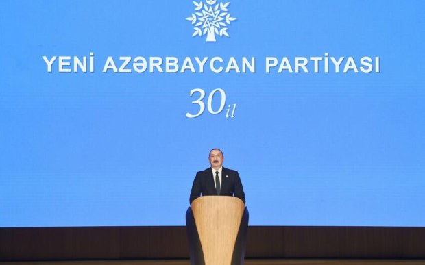 İlham Əliyev YAP-ın tədbirində çıxış etdi - İlham Əliyev YAP-ın tədbirində çıxış etdi -