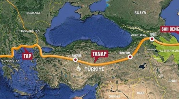 TAP vasitəsilə nəql olunan qazın həcmi nə qədərdir?