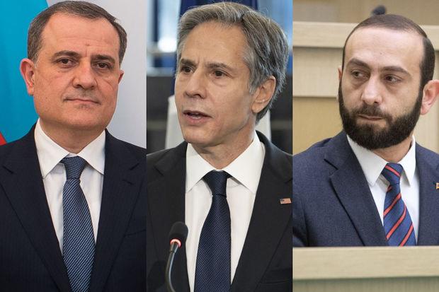 Blinken, Bayramov və Mirzoyan yenidən görüşəcək Blinken, Bayramov və Mirzoyan yenidən görüşəcək