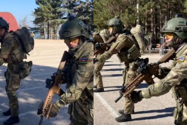 Azərbaycan hərbçiləri Türkiyədə təlimlərdə iştirak edirlər Azərbaycan hərbçiləri Türkiyədə təlimlərdə iştirak edirlər