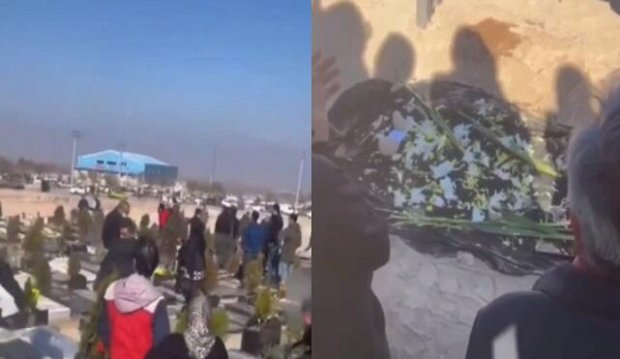 Təbrizdə polis dəfn mərasiminə hücum etdi