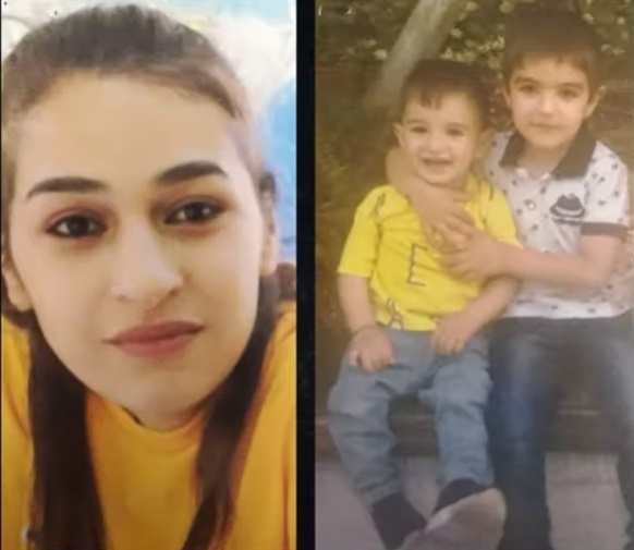 Polis itkin düşən bu qadını və iki azyaşlını axtarır