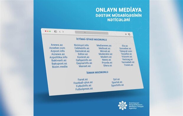 39 sayta və 16 qəzetə maliyyə yardımı ayrılır -
