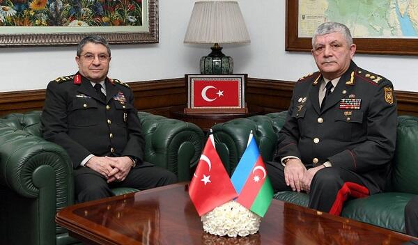 Azərbaycan və Türkiyə generalları görüşdü