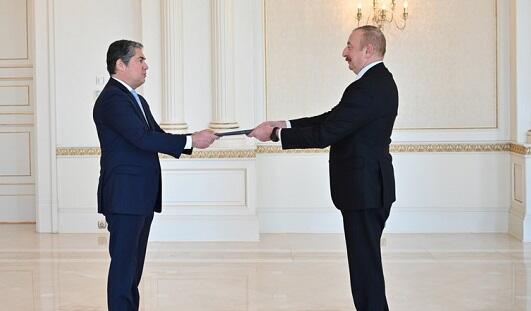 Prezident daha bir ölkənin səfirini qəbul etdi Prezident daha bir ölkənin səfirini qəbul etdi