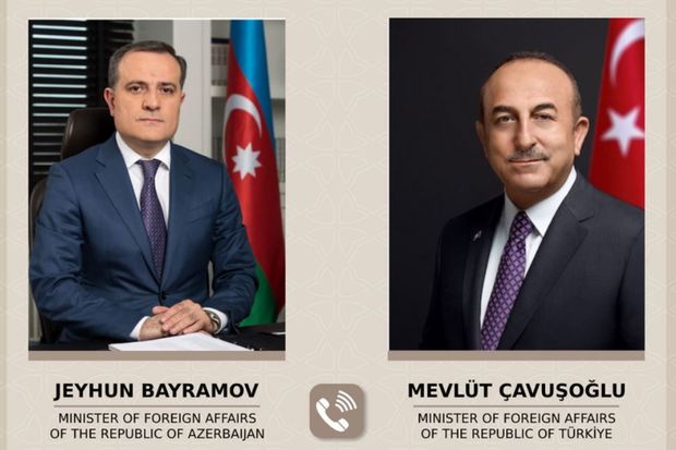 Ceyhun Bayramov və Mövlud Çavuşoğlu