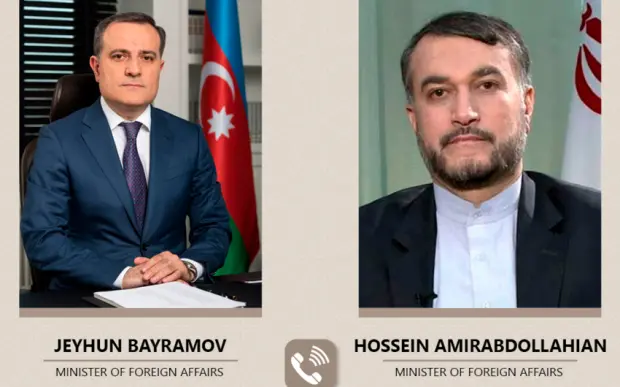 Ceyhun Bayramov iranlı həmkarı ilə bəzi mövcud problemləri müzakirə edib Ceyhun Bayramov iranlı həmkarı ilə bəzi mövcud problemləri müzakirə edib