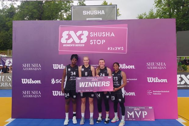 “Neftçi” 3x3 basketbol üzrə Dünya Qadın Seriyasının mərhələ çempionu olaraq bir ilkə imza atıb