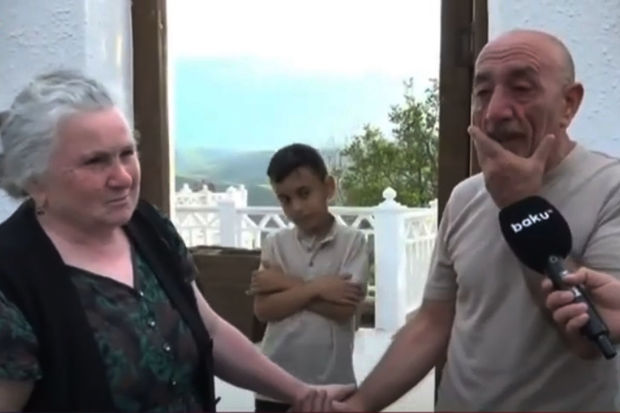 Qonşuların 31 il sonra Laçında baş tutan görüşündən duyğu dolu anlar