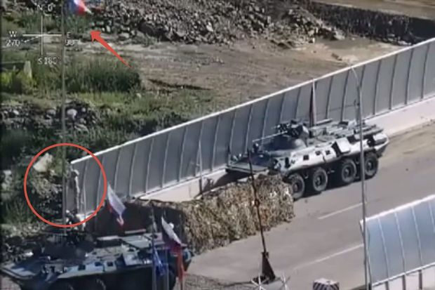 Sülhməramlılar bayrağımıza hörmətsizlik etdilər
