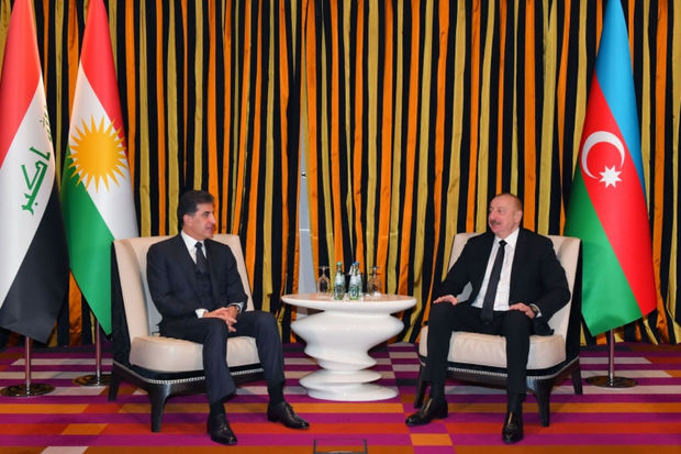 Münhendə Azərbaycan Prezidenti ilə İraq Kürdüstan Regionunun Başçısının görüşü olub -