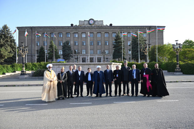 Dini liderlər Xankəndi, Xocalı və Ağdamda olublar Dini liderlər Xankəndi, Xocalı və Ağdamda olublar